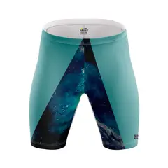 ARMAZI SPORT - LYCRA SHORT DE COMPRESIÓN NATACIÓN ARMAZI HOMBRE AZUL AGUA