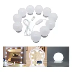 GENERICO - Extensión Luces Para Espejo Tocador Multifuncional Bombillos Hollywood