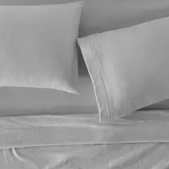 VIANNEY - Sábanas Andes-polar Gris King Size