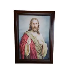 GENERICO - Cuadro Jesus Antiguo France 1960 Lienzografia Marco Cedro