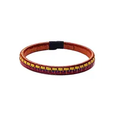 GENERICO - Pulsera Unisex de Cobre y Werregue Hecha a Mano por Indígenas Wounaan