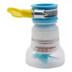 GENERICO - Grifo Ahorrador Purificador Agua Giratorio 360° 2 En 1 Full