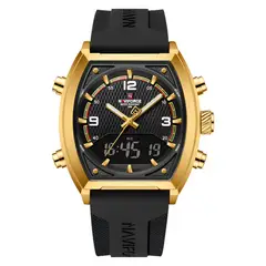 NAVIFORCE - Reloj Casual Nf9242 Crono Hombre Goma + Estuche