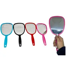 MAZUGI - Big Espejo grande De Mano Portátil 27 Cm 4 Colores X1unidad
