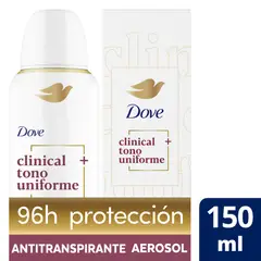 DOVE - Desodorante Clinical Tono Aerosol Tono 150ml