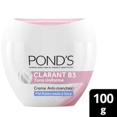 PONDS - Crema Facial Antimanchas Piel seca - Clarant B3 100gr