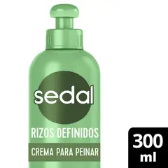 SEDAL - Crema Para Peinar Rizos Definidos X 300ml