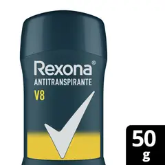 REXONA - Desodorante V8 para Hombre en Barra 50gr