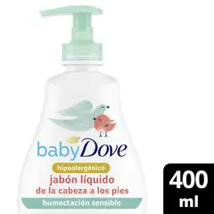 DOVE - Jabon Liquido Corporal Baby Hidratacion Sensible 400ML