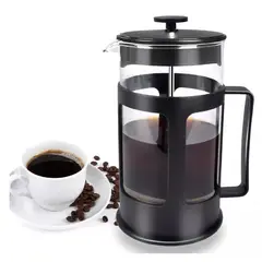 ZHOPI CO - Cafetera Prensa Manual Francesa Vidrio Para Cafe 800 ML