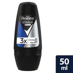 REXONA - Desodorante Clinical para Hombre en Roll on 50ml
