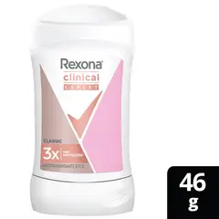 REXONA - Desodorante Clinical para Mujer en Barra 46gr