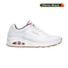 SKECHERS - Tenis Uno Stand On Air Hombre-Blanco/Rojo