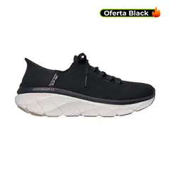 SKECHERS - Tenis D Lux Walker 2.0 Mujer-Negro