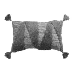 VIANNEY - Funda De Cojín Mumbai Gray Rectangular