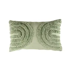 VIANNEY - Funda De Cojín Mumbai Verde Rectangular