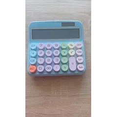 GENERICO - CALCULADORA PARA ESCRITORIO COLOR AZUL CLARO
