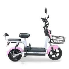 ROADMASTER - Bicicleta Electrica Evo Ciclomotor Moto Rosada