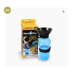 GENERICO - Botella de agua portatil para mascotas Aqua Dog