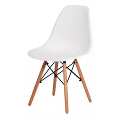 GENERICO - SILLA MODERN PLÁSTICA BLANCO, UNIDAD 1