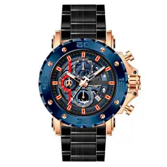 GFORCE - Reloj G-force H3799g Cronografo Funcional Acero + Estuche