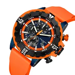 GFORCE - Reloj G-force H3957g Cronografo Funcional Goma + Estuche