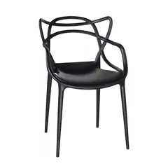 ERGONOMUS - Silla Plástica Moderna Con Protección UV Negra