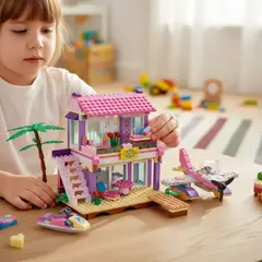 GENERICO - Casa De Muñecas Interactiva Diversión Y Creatividad