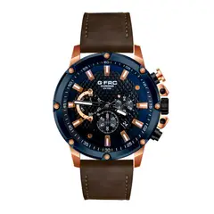 GFORCE - Reloj G-force H3833g Cronografo Funcional Cuero + Estuche