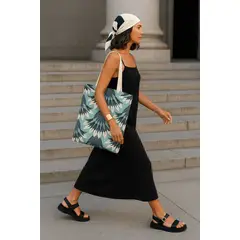 FRIOLENTA - Tote Bag Bolso Ecologico Elegante Formal Flores