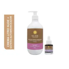 NUDE - Duo Autobronceador Gradual Crema + Gotas 360 ml