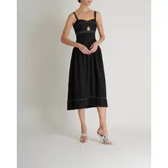 COMMON AREA - Vestido tory Negro VESTORYBLACK