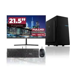JANUS - Computador Intel Celeron G5905 RAM 8GB SSD 256GB Monitor 22 Pulgadas 100Hz