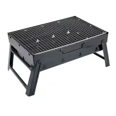 GENERICO - Parrilla de carbon portatil acero inoxidable