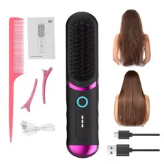 LOOK - CEPILLO ALISADOR RECARGABLE PORTABLE 180 GRADOS