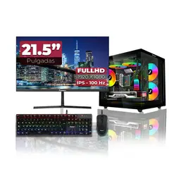JANUS - Computador Intel Core i7-12700 RAM 16GB RGB SSD 512GB Monitor 22 Pulgadas 100Hz