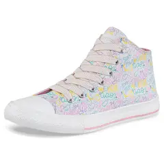 CROYDON - Tenis Casuales Minka Alto Blanco para Niña