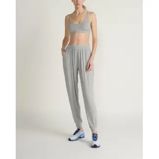 ALO YOGA - Top bra rib blissful Gris W9392RHG