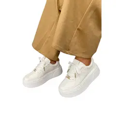 EVEGONZ - Zapato Casual Blanco de Moda Femenina.