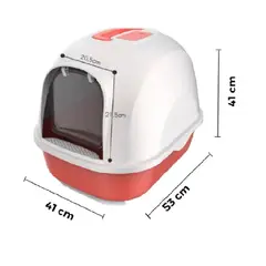 GENERICO - Baño Arenero Grande Para Gatos Con Filtro + Pala