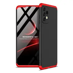 GENERICO - Funda Carcasa Estuche Protector Para Samsung A52 Negro Rojo