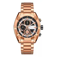 GFORCE - Reloj G-force H4027g Cronografo Funcional Acero + Estuche