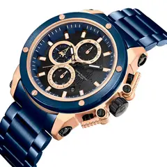 GFORCE - Reloj G-force H3912g Cronografo Funcional Acero + Estuche