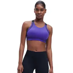 ON RUNNING - Top bra performance mujer Azul 25800730BLUE.