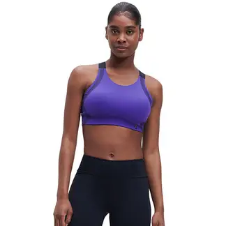 ON RUNNING - Top bra performance mujer Azul 25800730BLUE.