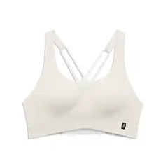 ON RUNNING - Top active bra Blanco TOPACTIVEIVOR