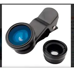 GENERICO - Lupa para camara 3 en 1 Ojo de pez