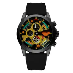 GFORCE - Reloj G-force H3788g Cronografo Funcional Goma + Estuche