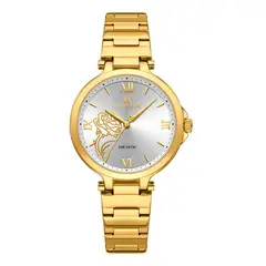 NAVIFORCE - Reloj Casual Nf5060 Mujer Flor Acero + Estuche