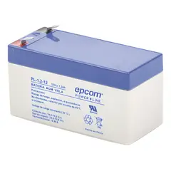 EPCOM - Batería De Respaldo, Tecnología Agmvrla, De 12 Vcd A 12ah